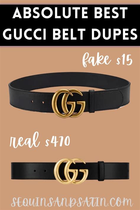 gucci belt dupe